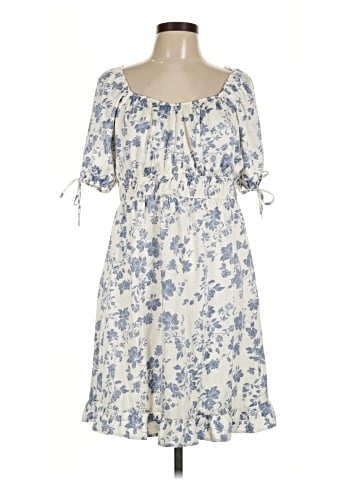 Pink Rose Casual Dress (view 1)