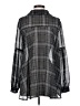 Patrizia Luca 100% Polyester Plaid Black Long Sleeve Blouse Size S - photo 2