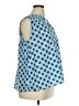 Lane Bryant Blue Sleeveless Button-Down Shirt Size 14 - 16 Plus - photo 4