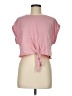 Gap 100% Cotton Pink Short Sleeve Top Size Med Petite - photo 1