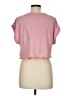 Gap 100% Cotton Pink Short Sleeve Top Size Med Petite - photo 2