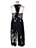 Bisou Bisou 100% Polyester Graphic Black Jumpsuit Size 16 - photo 2