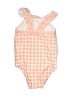 Just One You Checkered-gingham Orange One Piece Swimsuit 12-18 MO / 18 MO - photo 2
