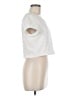 Express Outlet 100% Polyester Ivory Short Sleeve Top Size M - photo 4