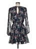 Speechless 100% Polyester Floral Blue Casual Dress Size M - photo 2