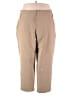 Ashley Stewart Solid Tan Khakis Size 24 - photo 1