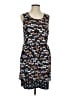 Porridge 100% Polyester Print Black Casual Dress Size Sm (1) - photo 1