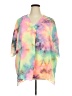 Dotti Tie-dye Green Yellow Kimono Size 3X - photo 1