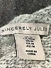 Sincerely Jules Metallic Gray Turtleneck Sweater Size M - photo 7