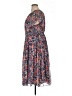 Sundance 100% Cupro Paisley Blue Casual Dress Size XL - photo 5