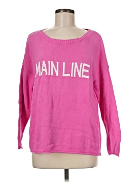 Pink Pineapple Pullover Sweater (view 1)
