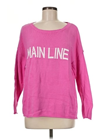 Pink Pineapple Pullover Sweater (view 1)