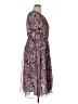 Sundance 100% Cupro Paisley Blue Casual Dress Size XL - photo 4