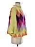 Fate Argyle Yellow Green Pullover Sweater Size S - photo 4