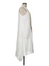 Chico's 100% Rayon White Casual Dress Size Lg Petite (2.5) - photo 4