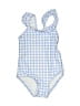 Carter's Checkered-gingham Blue One Piece Swimsuit 3-6 MO / 6 MO - photo 1
