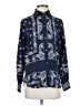 J.Crew 100% Viscose Paisley Blue Long Sleeve Blouse Size 0 - photo 1