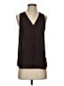 Ro & De 100% Polyester Brown Sleeveless Blouse Size S - photo 1