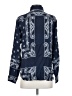 J.Crew 100% Viscose Paisley Blue Long Sleeve Blouse Size 0 - photo 2
