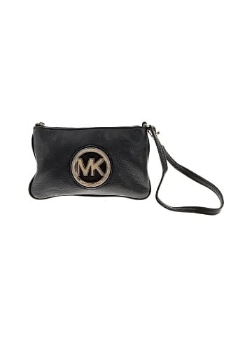 MICHAEL Michael Kors Leather Wristlet (view 1)
