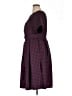 ModCloth Argyle Burgundy Casual Dress Size 1X - photo 5