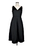 H&M 100% Polyester Solid Black Cocktail Dress Size M - photo 1