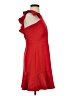 Adelyn Rae 100% Polyester Solid Red Cocktail Dress Size S - photo 4