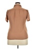 Shapely 100% Polyester Brown Short Sleeve Blouse Size 18 - photo 2
