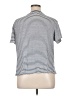 OUTERKNOWN 100% Linen Stripes White Silver Short Sleeve T-Shirt Size XL - photo 2