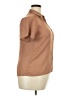 Shapely 100% Polyester Brown Short Sleeve Blouse Size 18 - photo 4