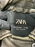 Zara 100% Polyurethane Metallic Green Jacket Size 4 - 5 - photo 3