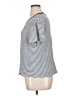 OUTERKNOWN 100% Linen Stripes White Silver Short Sleeve T-Shirt Size XL - photo 5