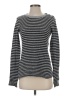 Aqua 100% Cashmere Stripes Gray Cashmere Pullover Sweater Size XS - photo 1