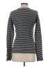 Aqua 100% Cashmere Stripes Gray Cashmere Pullover Sweater Size XS - photo 2