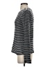 Aqua 100% Cashmere Stripes Gray Cashmere Pullover Sweater Size XS - photo 5