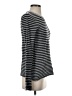 Aqua 100% Cashmere Stripes Gray Cashmere Pullover Sweater Size XS - photo 4