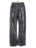 Alice + Olivia Metallic Silver Casual Pants Size XL - photo 1