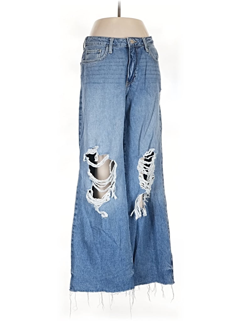 Pre-owned Forever 21 Jeans In Blue