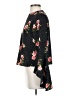 CATHERINE Catherine Malandrino 100% Polyester Floral Black 3/4 Sleeve Blouse Size XS - photo 5