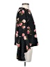 CATHERINE Catherine Malandrino 100% Polyester Floral Black 3/4 Sleeve Blouse Size XS - photo 4