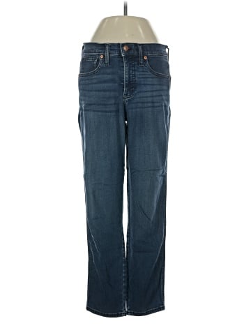 Madewell Mid-Rise Stovepipe Jeans in Dahill Wash (view 1)