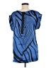 Criss Cross 100% Polyester Blue Sleeveless Top Size M - photo 2