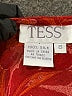 Tess 100% Silk Red Long Sleeve Silk Top Size S - photo 7