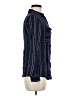 Sweet Wanderer 100% Rayon Stripes Blue Long Sleeve Blouse Size M - photo 4