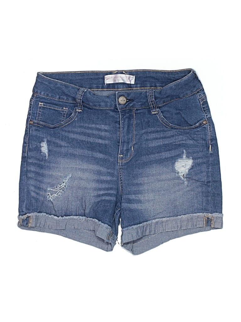 Pre-owned No Boundaries Denim Shorts In Blue