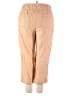Purejill 100% Linen Solid Tan Linen Pants Size XL (tall) - photo 2