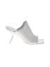 Salvatore Ferragamo 100% Leather White Mule/Clog Size 7 1/2 (wide) - photo 1