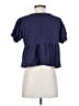 Anthropologie Blue Short Sleeve Top Size S - photo 2