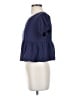 Anthropologie Blue Short Sleeve Top Size S - photo 5