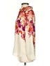 Rose + Olive Floral Ivory Long Sleeve Blouse Size S - photo 5